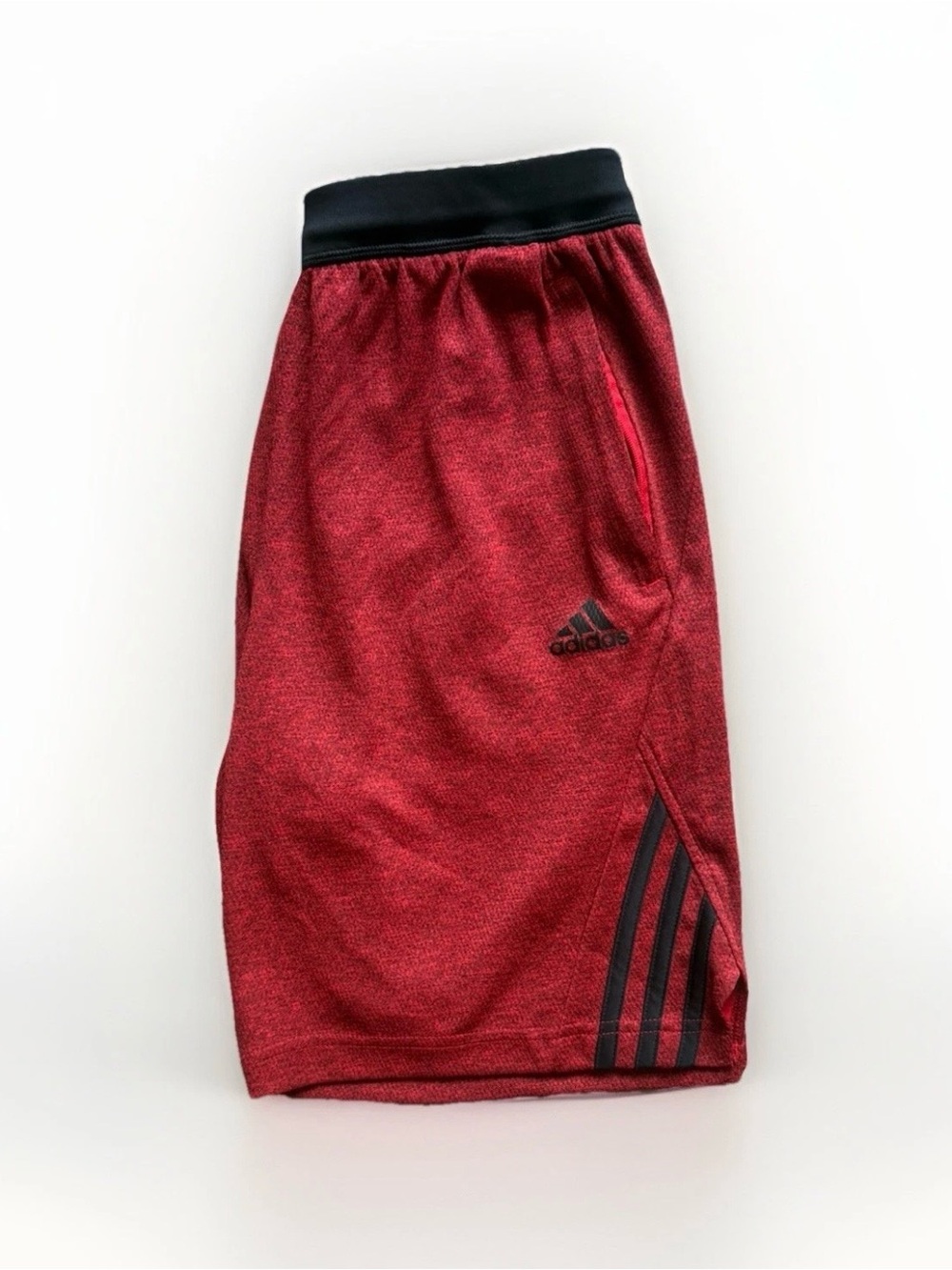 adidas Aeroready Men’s Sz S Athletic Shorts Black Waistband Zippered Pockets EUC